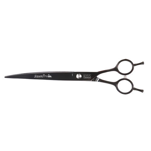 Swan Stainless Scissors - Curved 8.0" [Black]