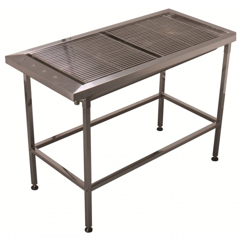 Stainless Steel Dental Preparation Tub Table 150cm