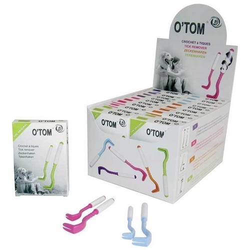 O'Tom Tick Twister With Silicone Grip Handle