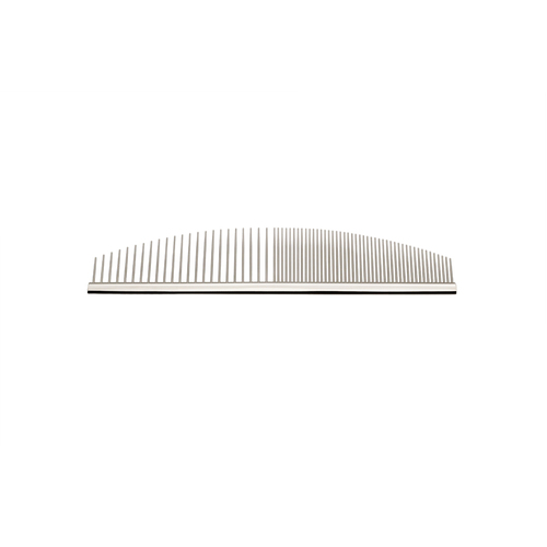 Utsumi 6.5" Half Moon Shape Comb - Silver