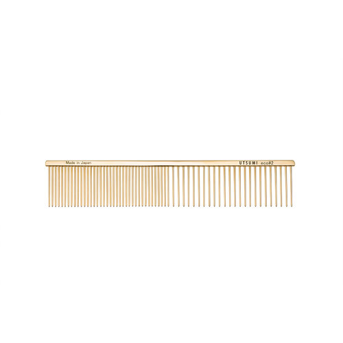 Utsumi 9.6" ECO #2 Brass Comb 1.5" Teeth, Half & Half - Gold