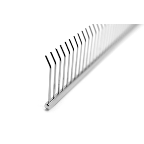 Utsumi 7.5" ECO Special #1S Brass Comb, Curved Tip - Silver