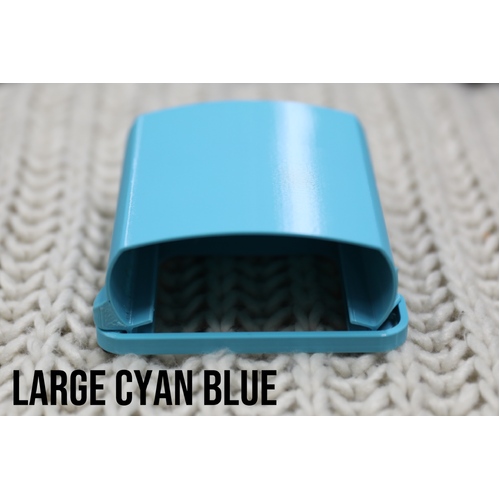 Vanity Fur Brush Cover Large - Cyan