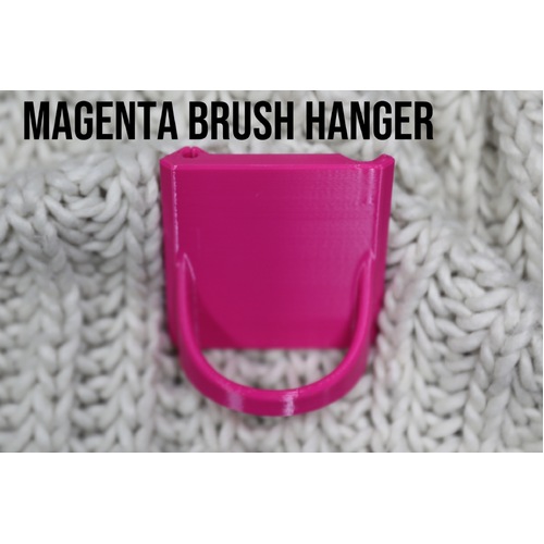 Vanity Fur Custom Cube Caddy Replacement Brush Hanger- Magenta
