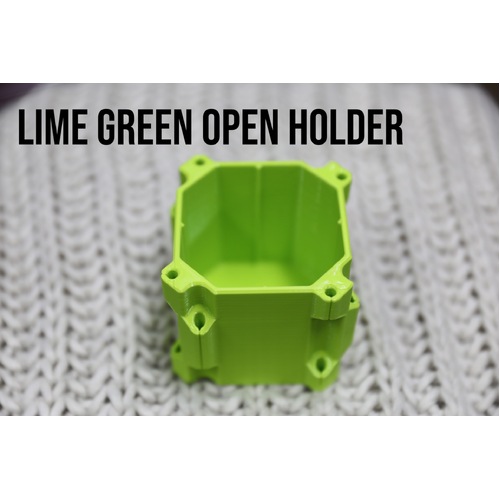 Vanity Fur Custom Cube Caddy Replacement Open Holder - Lime Green