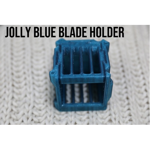Vanity Fur Custom Cube Caddy Replacement Blade Holder - Jolly Blue