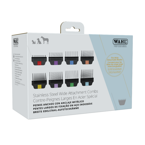 Wahl Stainless Steel A5 Wide Comb Attachment Set