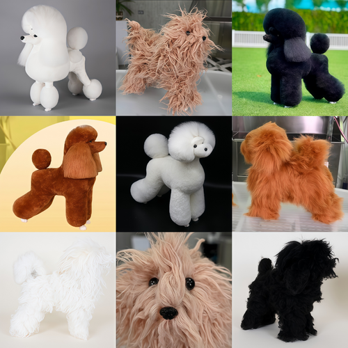 Starzclub Model Dog Full Body Coat for Teddy Bear [Colour: White]