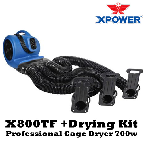 XPower X800TF Cage Dryer 700w with Multi Drying Kit
